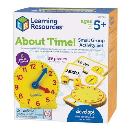 Learning Resources About Time! Small Group Activity Set 3214